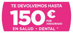 Logo Oferta Adeslas Parque Lisboa Te devolvemos hasta 150€ por asegurado en Salud y Dental